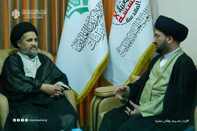 muasasat-al-imam-zain-al-abidin-tastakbil-raees-muasasat-jadawil-al-maarefa-ldam-al-ilmi